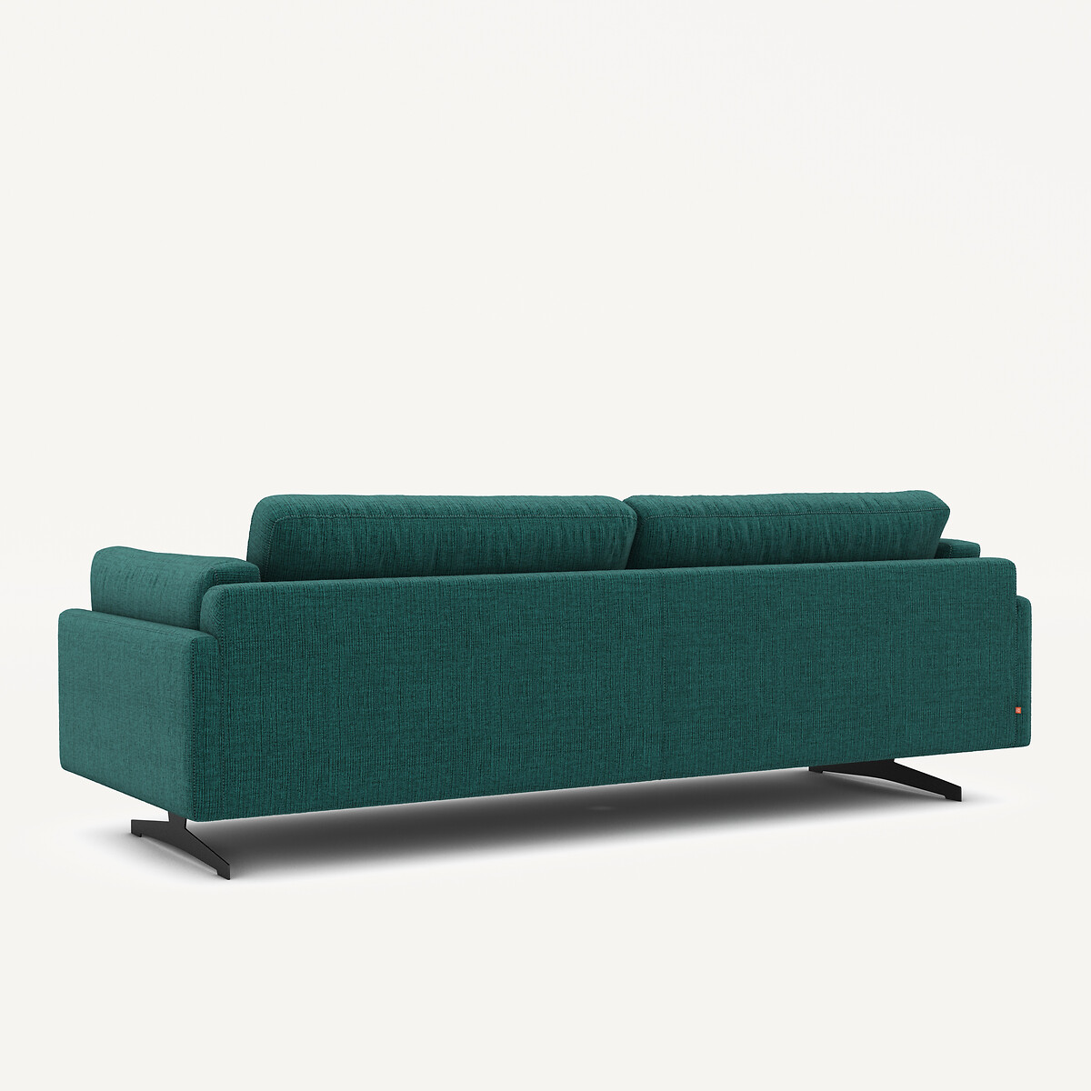 Sofa, 3- oder 4-sitzig, aus jaspiertem Canvas, CÉSAR dunkelgrün, AM.PM