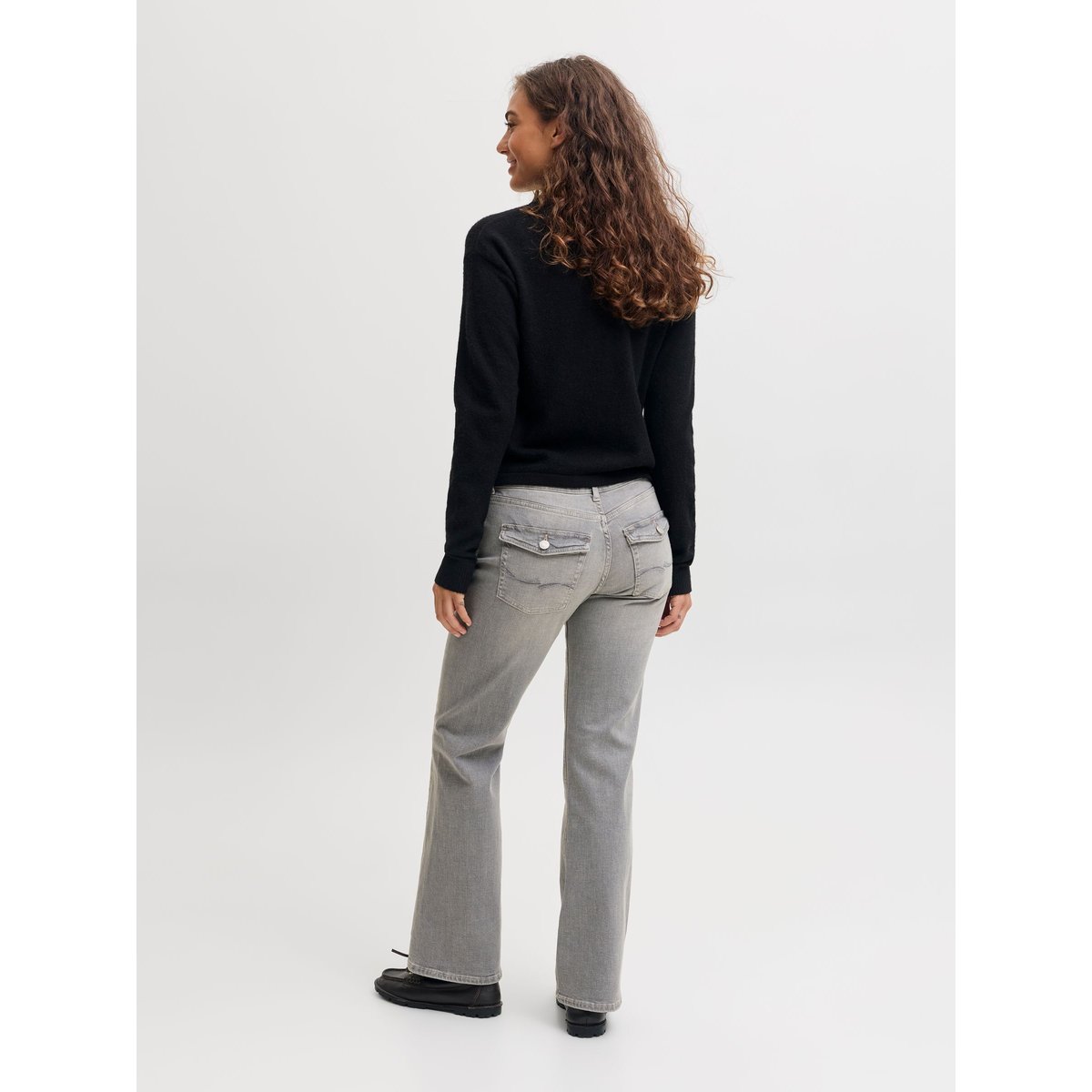 Jeans Bootcut grey denim, JJXX