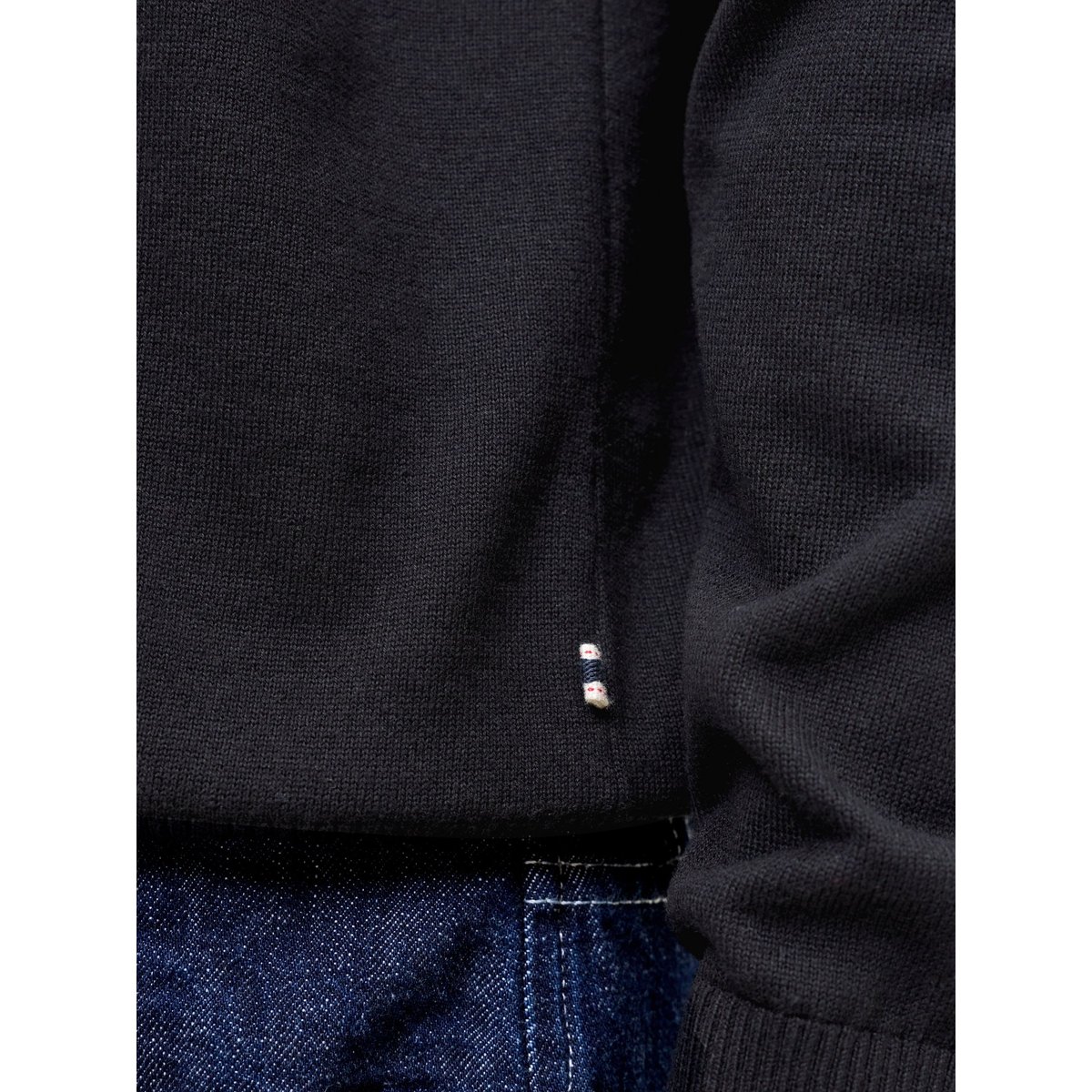 Polo Tricoté black 1, JACK & JONES