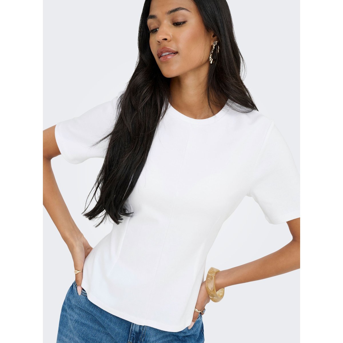 Top white, JDY