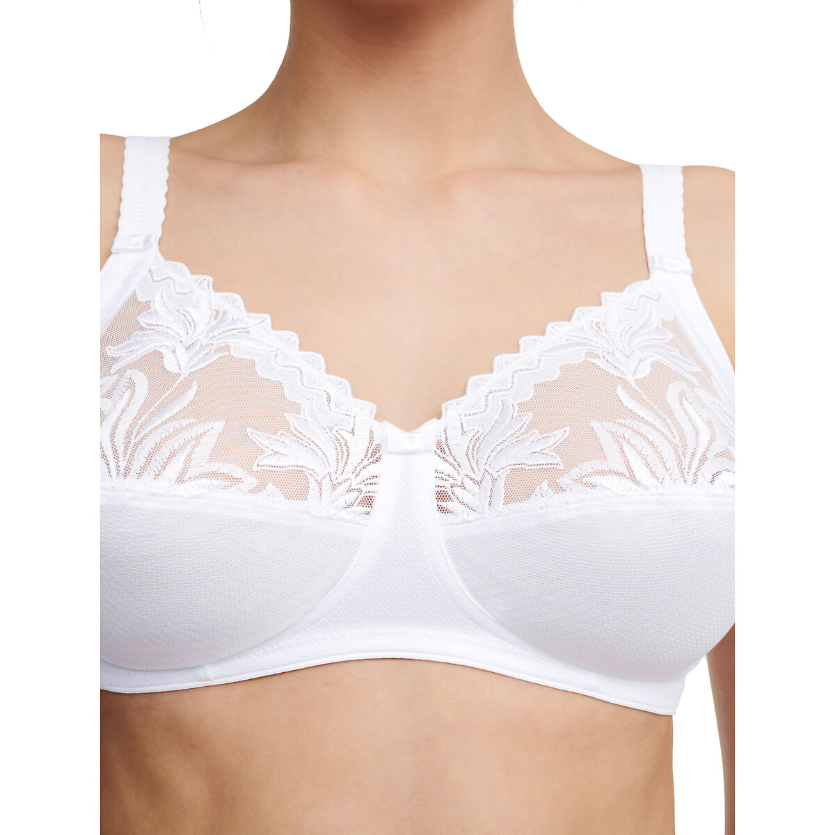 Soutien-gorge sans armatures Amazone blanc, CHANTELLE