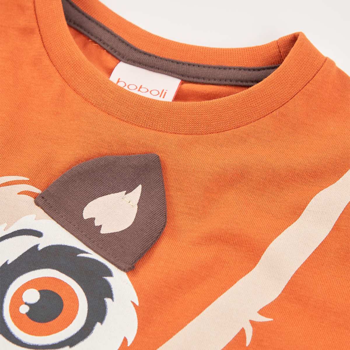 T-shirt enfant animal marron, BOBOLI