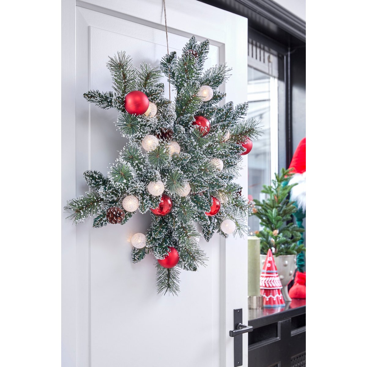 Couronne de Noël Ø60 cm KAPRUN vert, BLACK BOX TREES