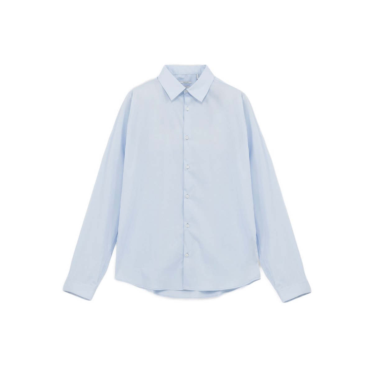 Chemise slim en popeline bleu ciel, IKKS