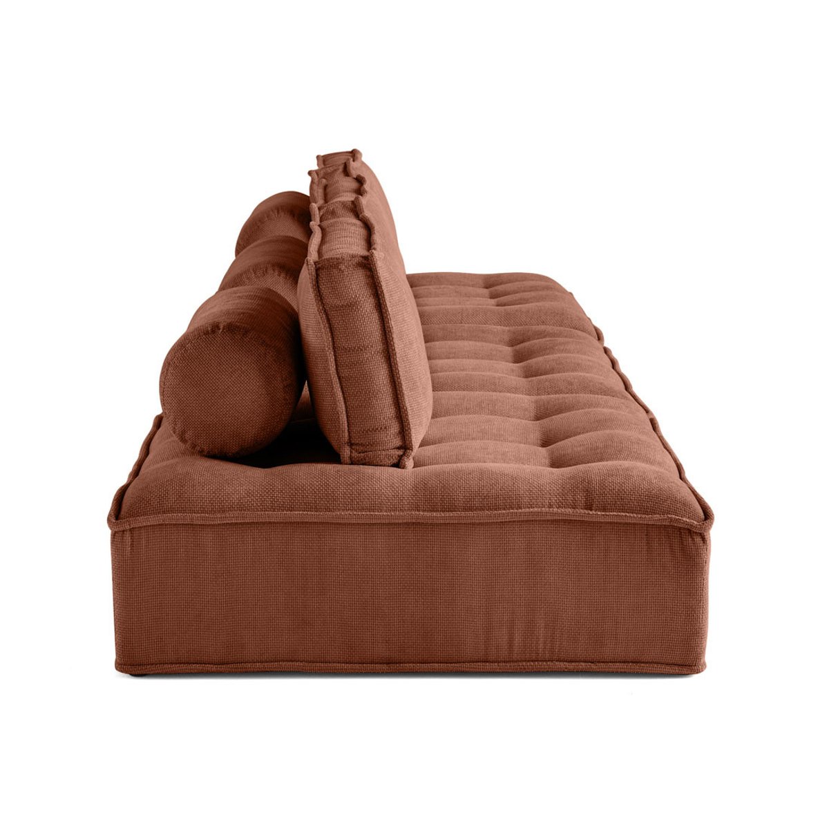 Canapé Modulable 3 places - MARISOL terracotta, BEST MOBILIER