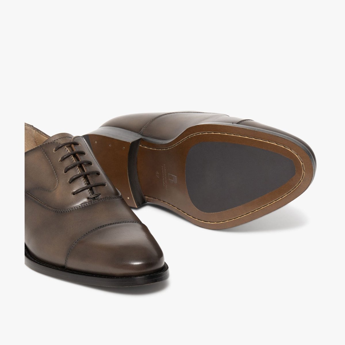 Derby en cuir LAWSON marron cafe, BOCAGE
