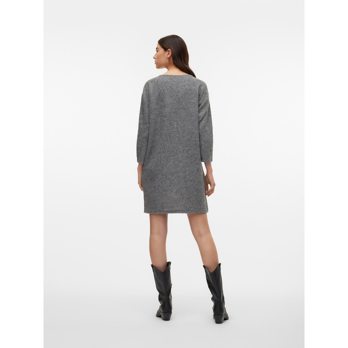Robe grise - light grey melange, VERO MODA