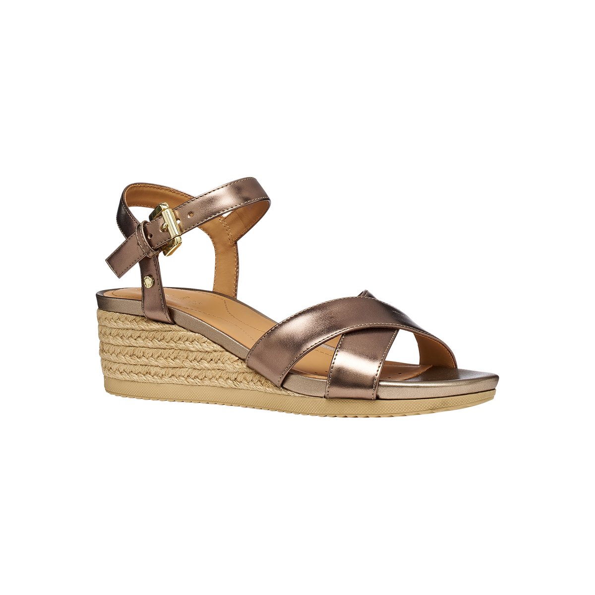 Sandales D ISCHIA CORDA beige foncé, GEOX