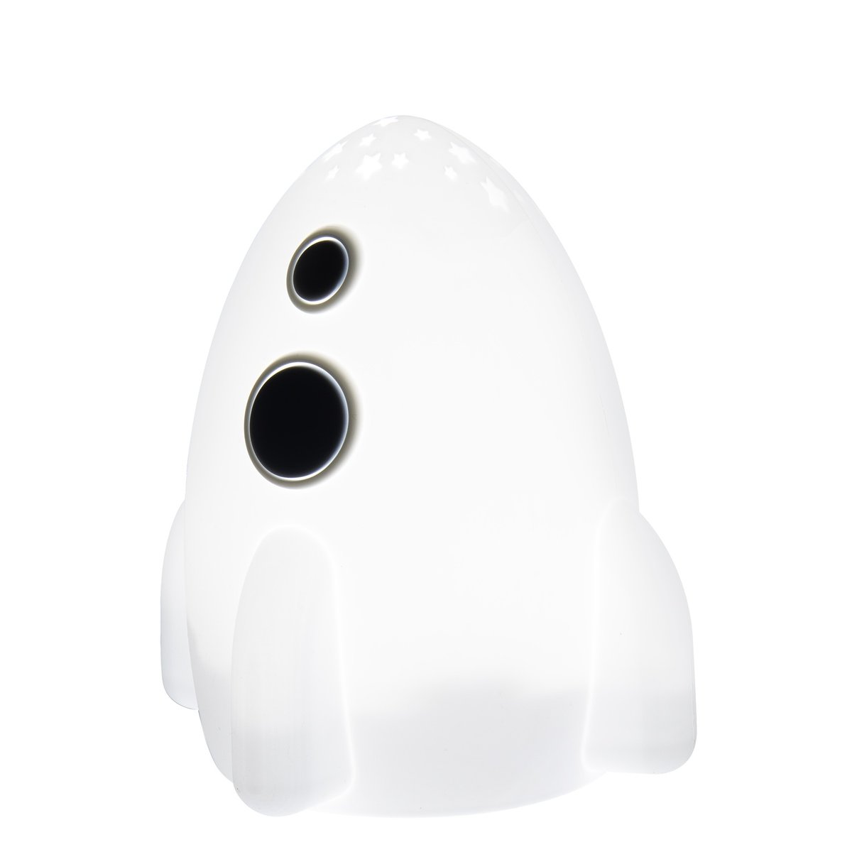 Projecteur lumineux tactile en silicone, Fusée blanc, LITTLE L