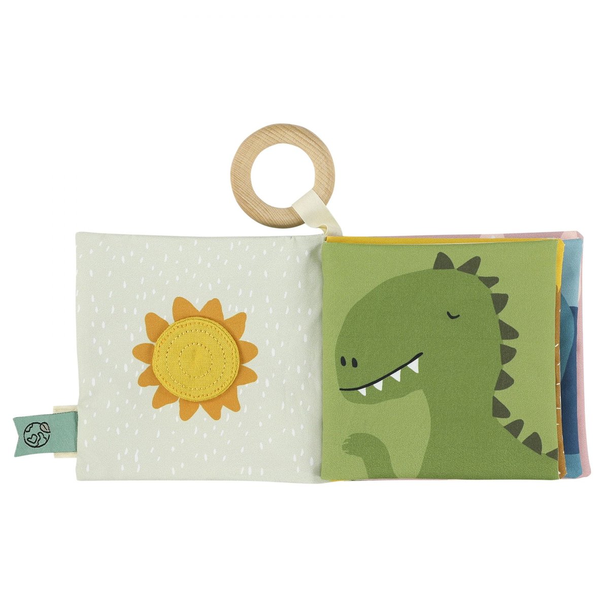 Livre crepitant 4 animaux vert, TRIXIE