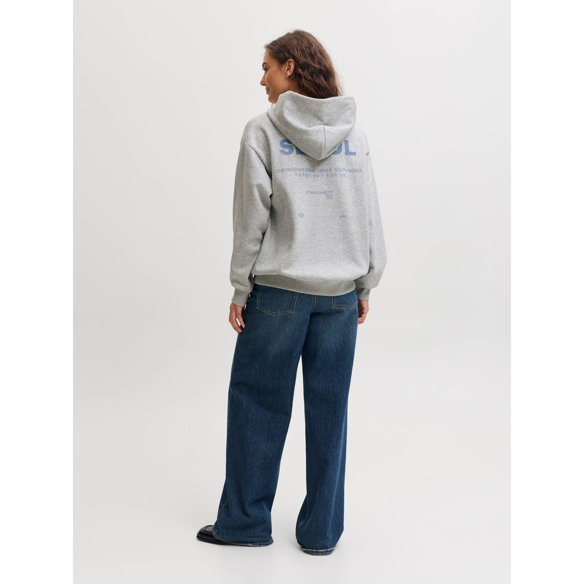 Sweat À Capuche grise - light grey melange, JJXX