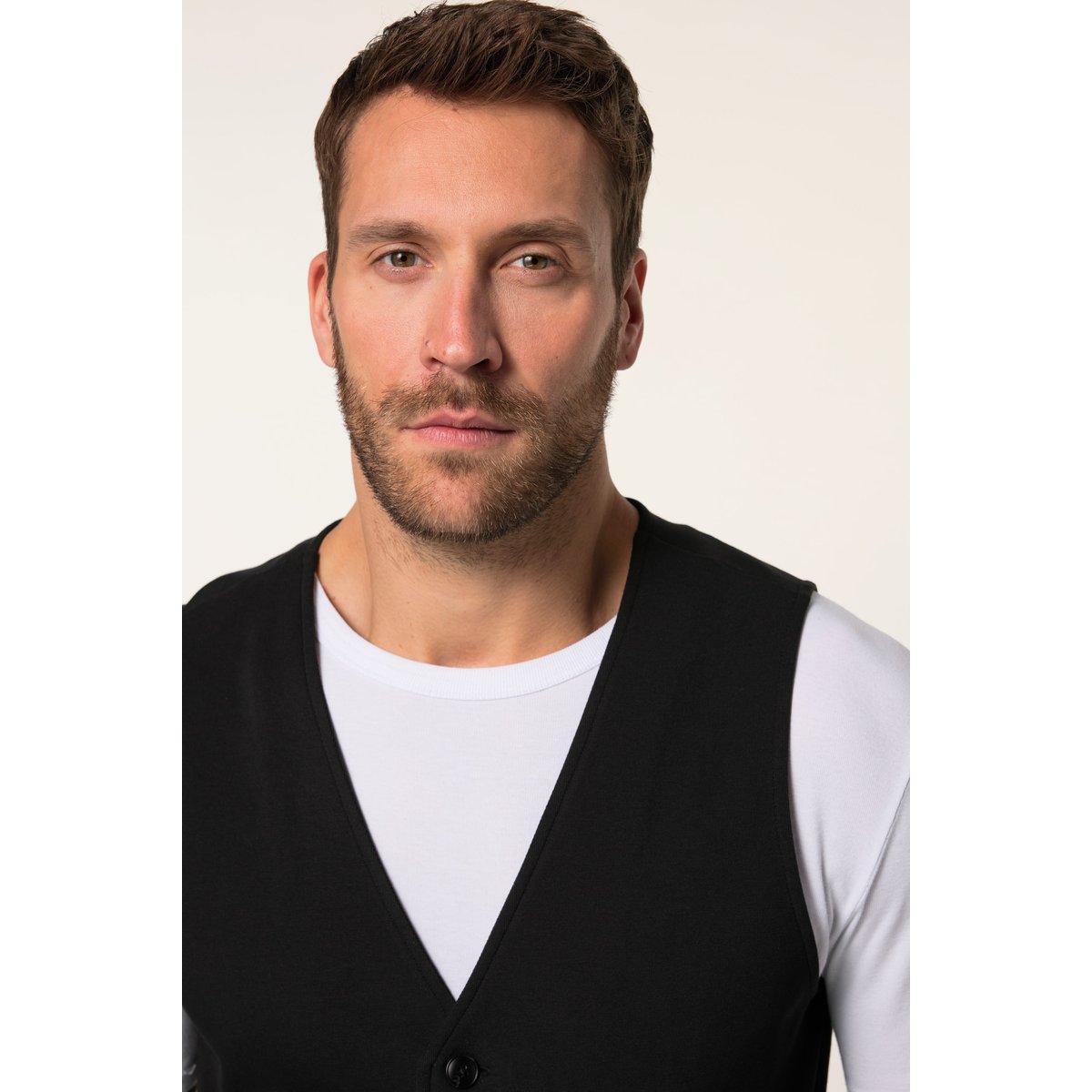 Gilet en jersey avec finition FLEXNAMIC® noir, JP1880