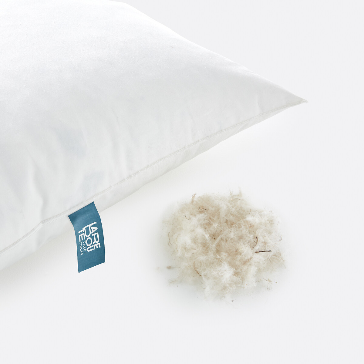 Oreiller moelleux 30% duvet blanc, LA REDOUTE INTERIEURS