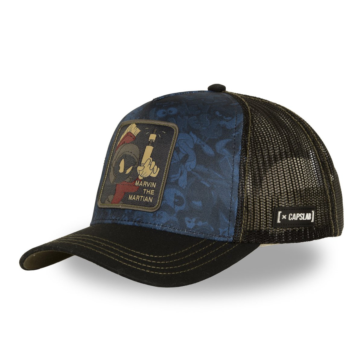 Casquette trucker Looney Tunes bleu/noir/kaki/bordeaux, CAPSLAB