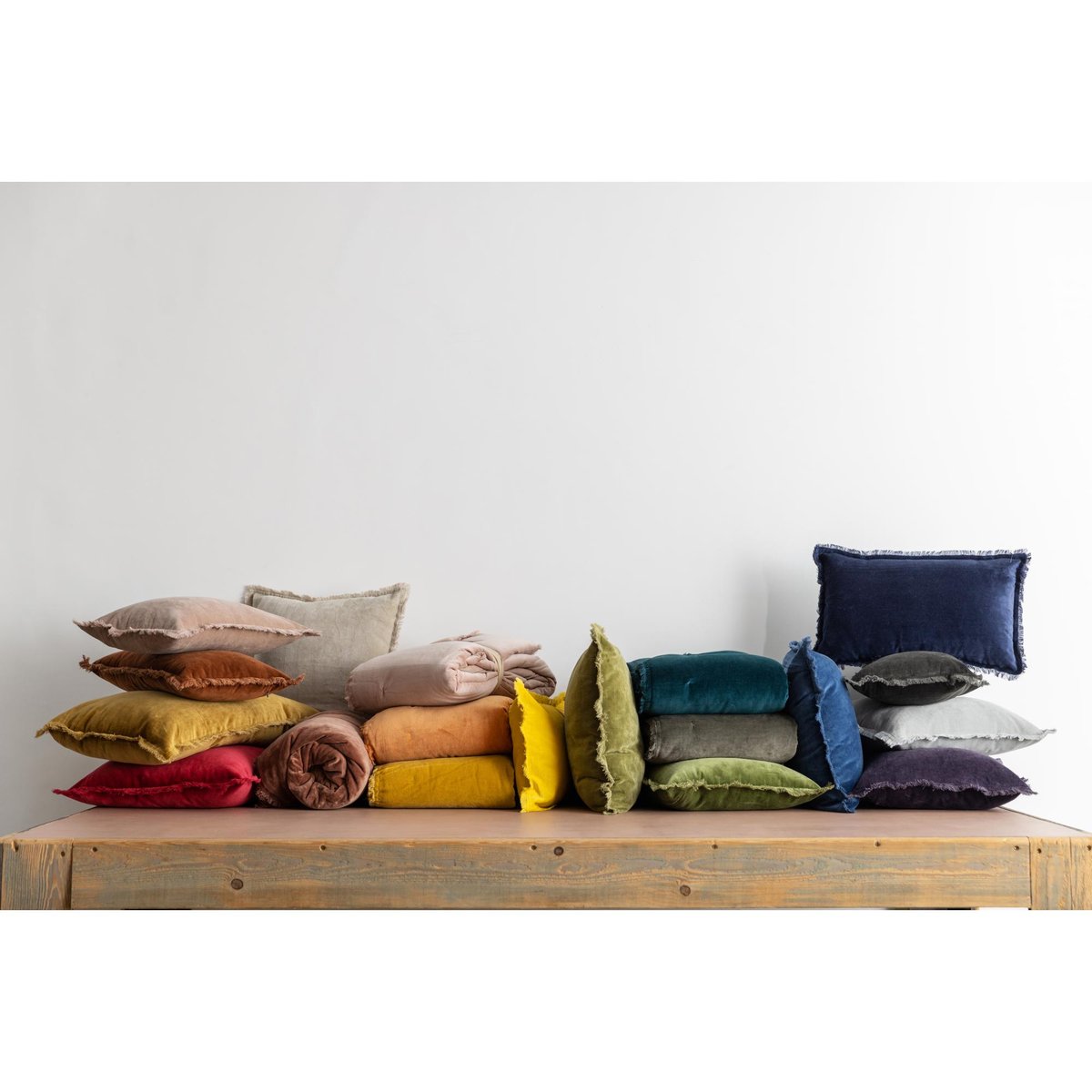 Coussin uni Fara bronze, VIVARAISE