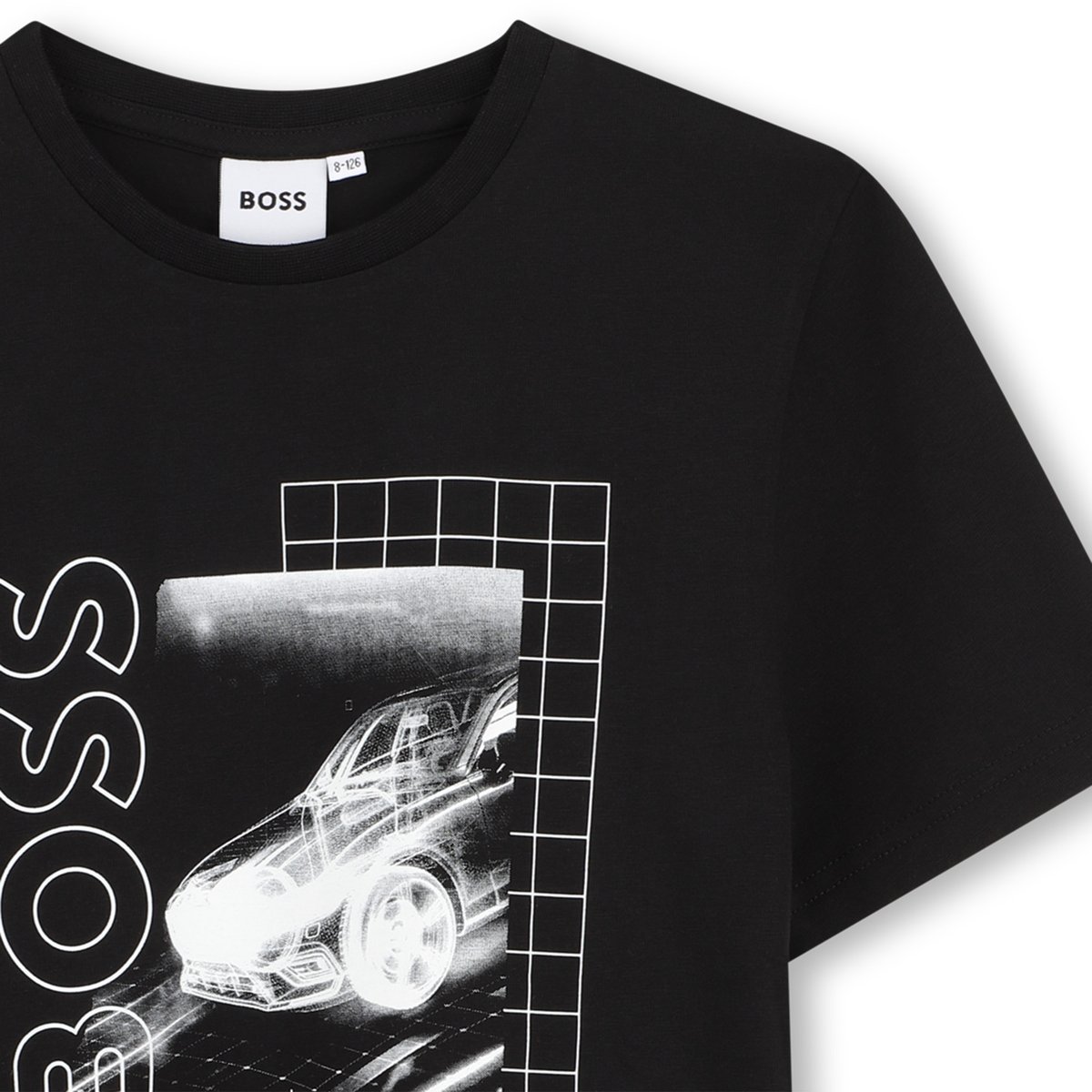 Tee-shirt manches courtes black, BOSS KIDSWEAR