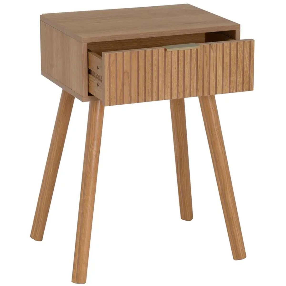 Table de chevet 1 tiroir bois 45x34x59cm bois, WADIGA