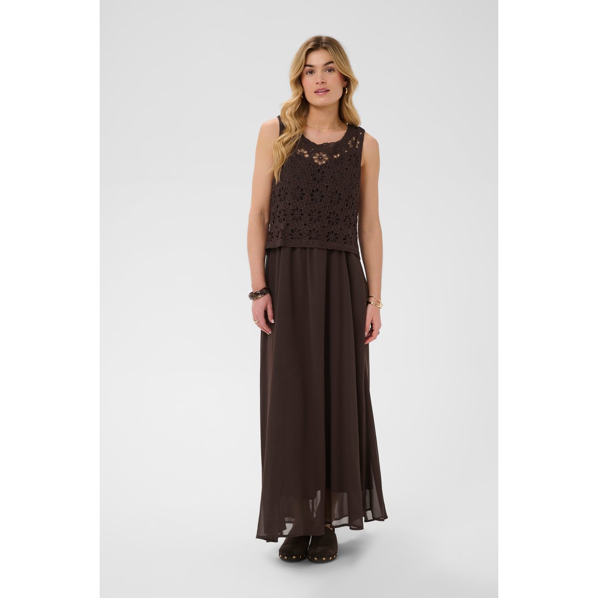 Robe marron java, CREAM
