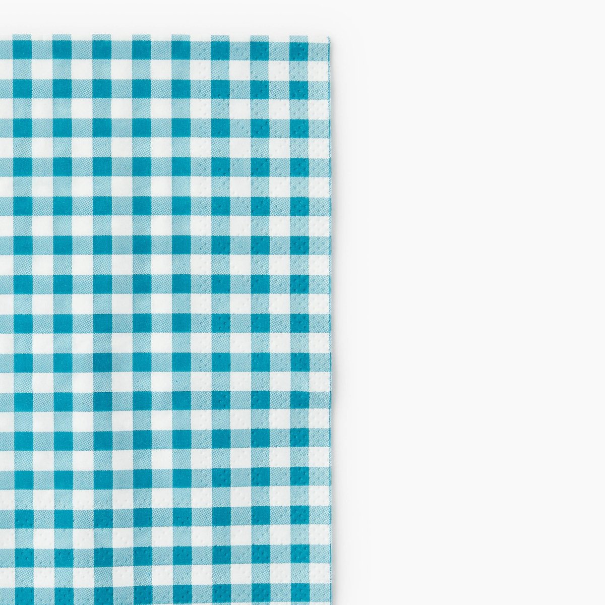 20 serviettes de 33x33cm, imprimé vichy rose pale, MONOPRIX