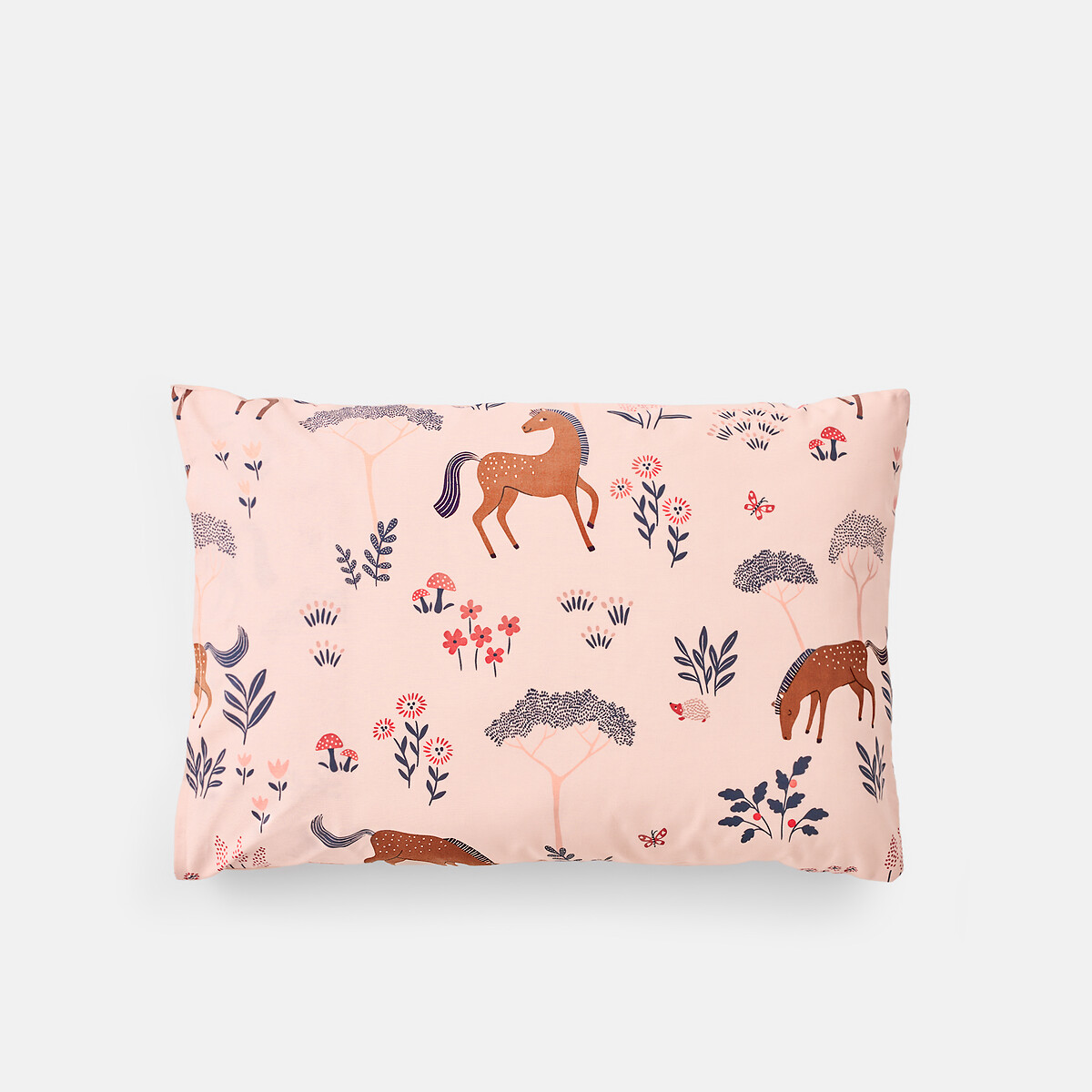 Taie d'oreiller coton, Bagatelle imprimé rose, LA REDOUTE INTERIEURS