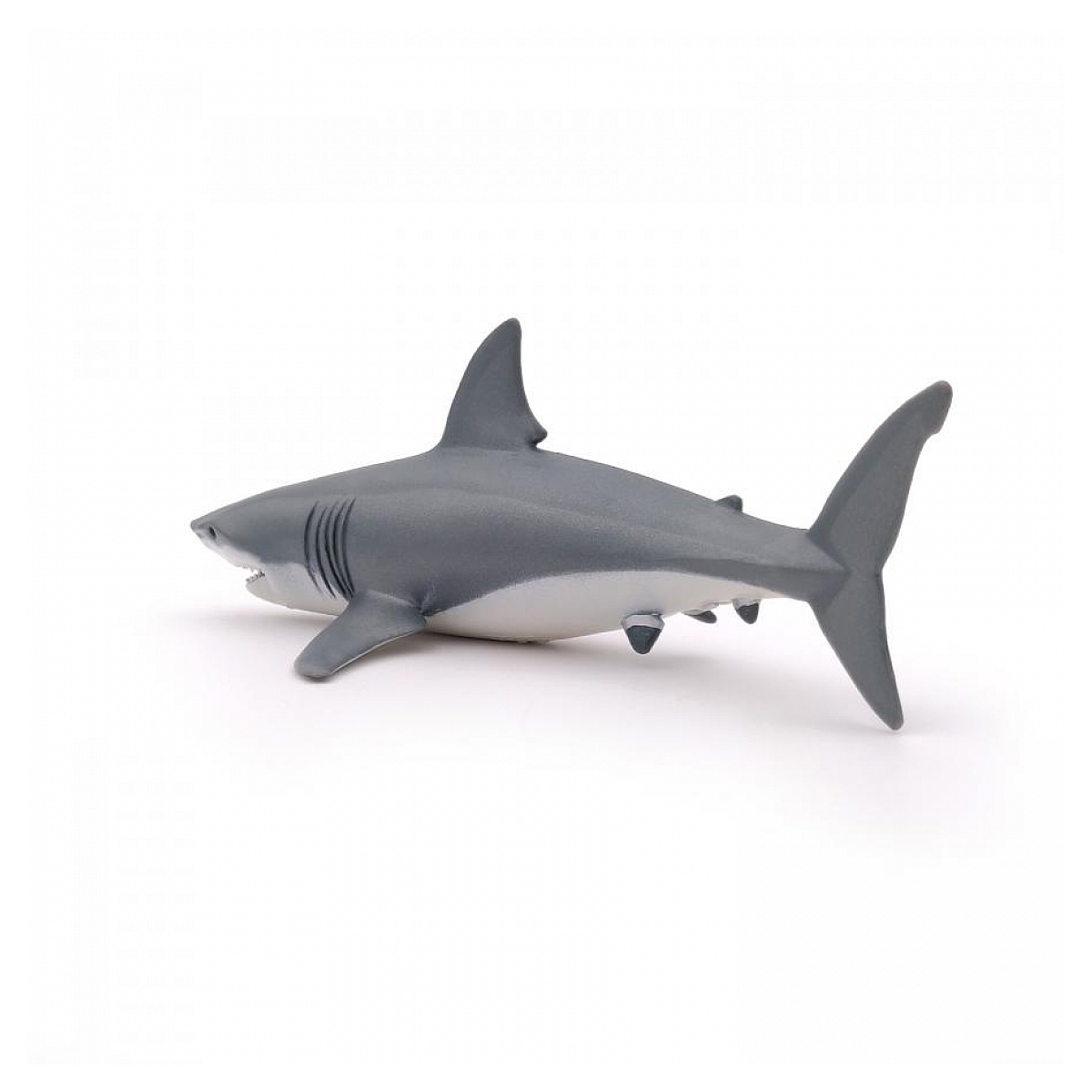 Figurine Requin blanc gris, PAPO