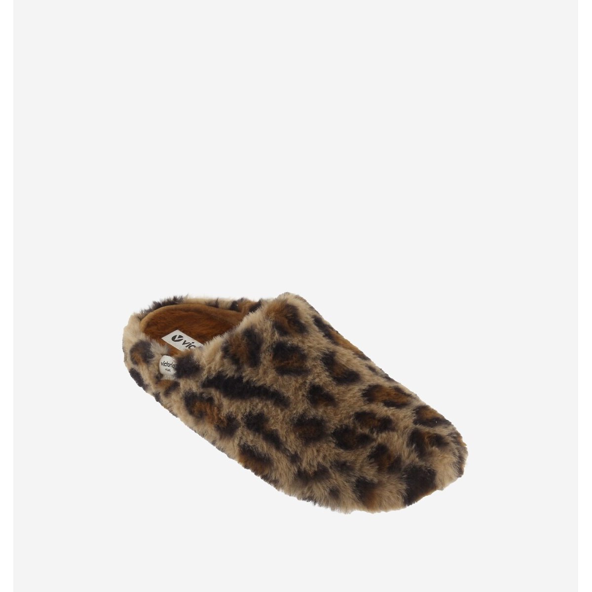 Norte Animal Print Faux Fur Lined Slippers leopard print, VICTORIA