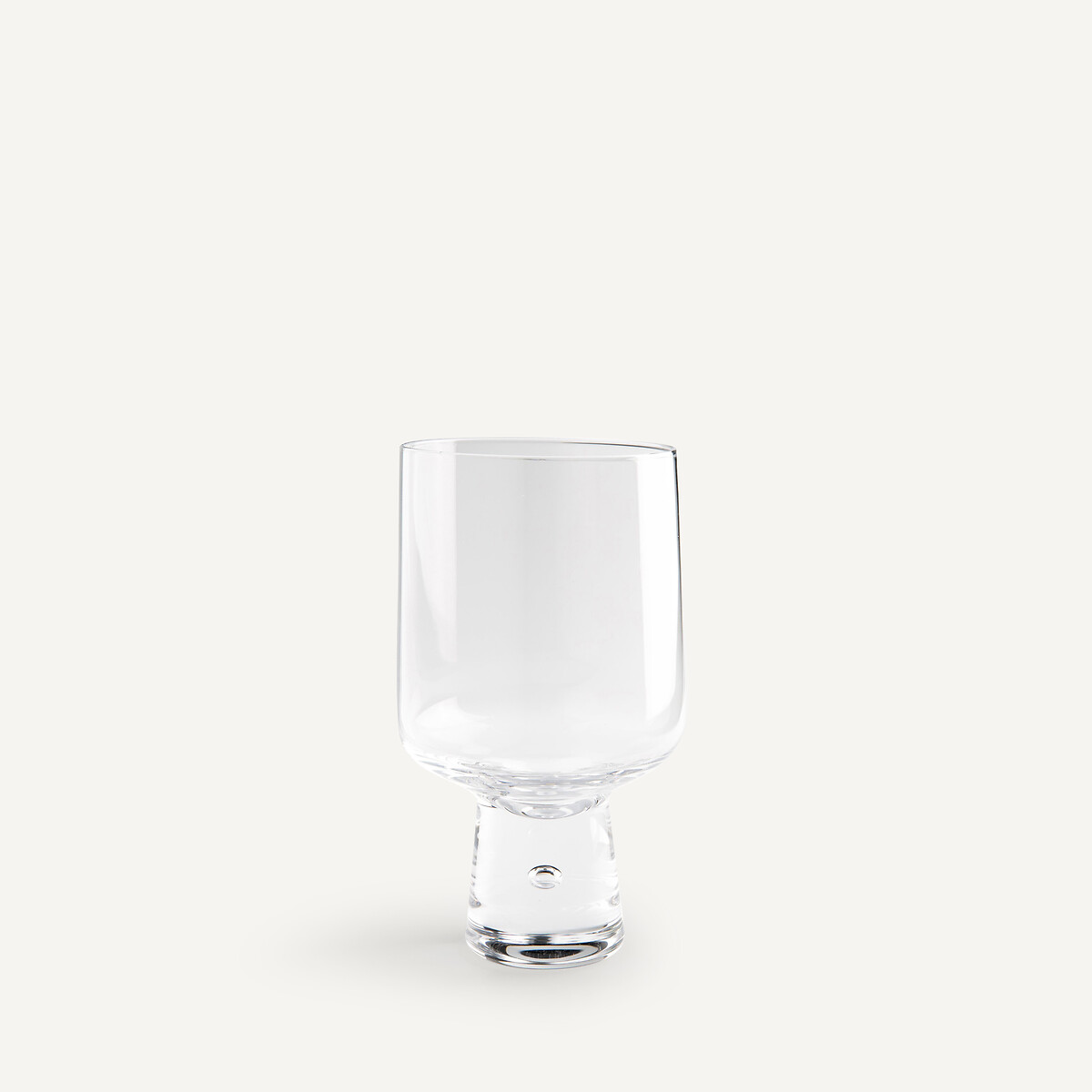 6 verres à eau trapèze Albédo transparent, AM.PM