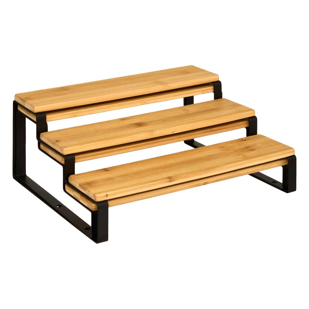 Support 2 racks 12 pots à épices ORDERA noir, 5FIVE SIMPLY SMART