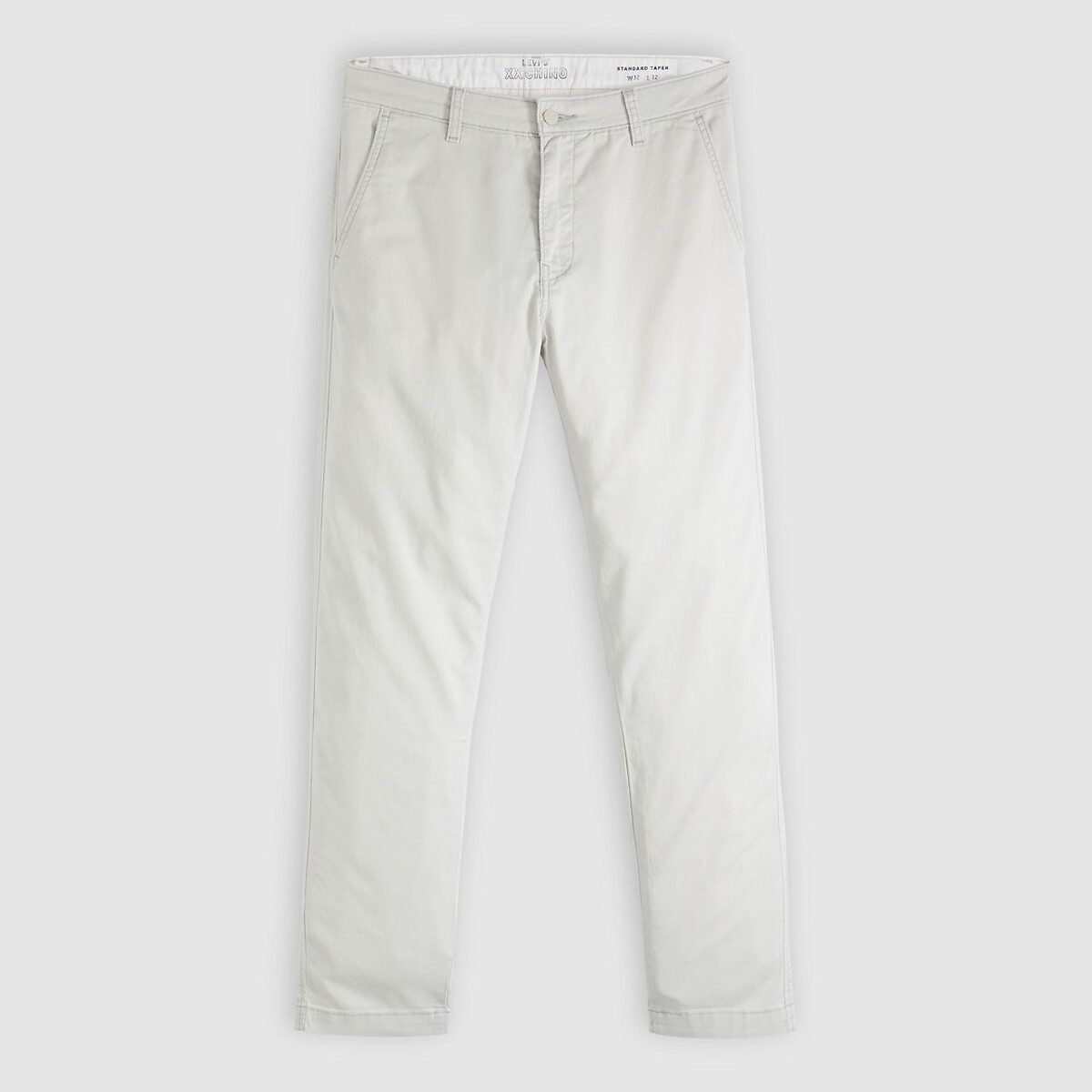 Pantaloni XX chino STD II in cotone e lino crema, LEVI'S