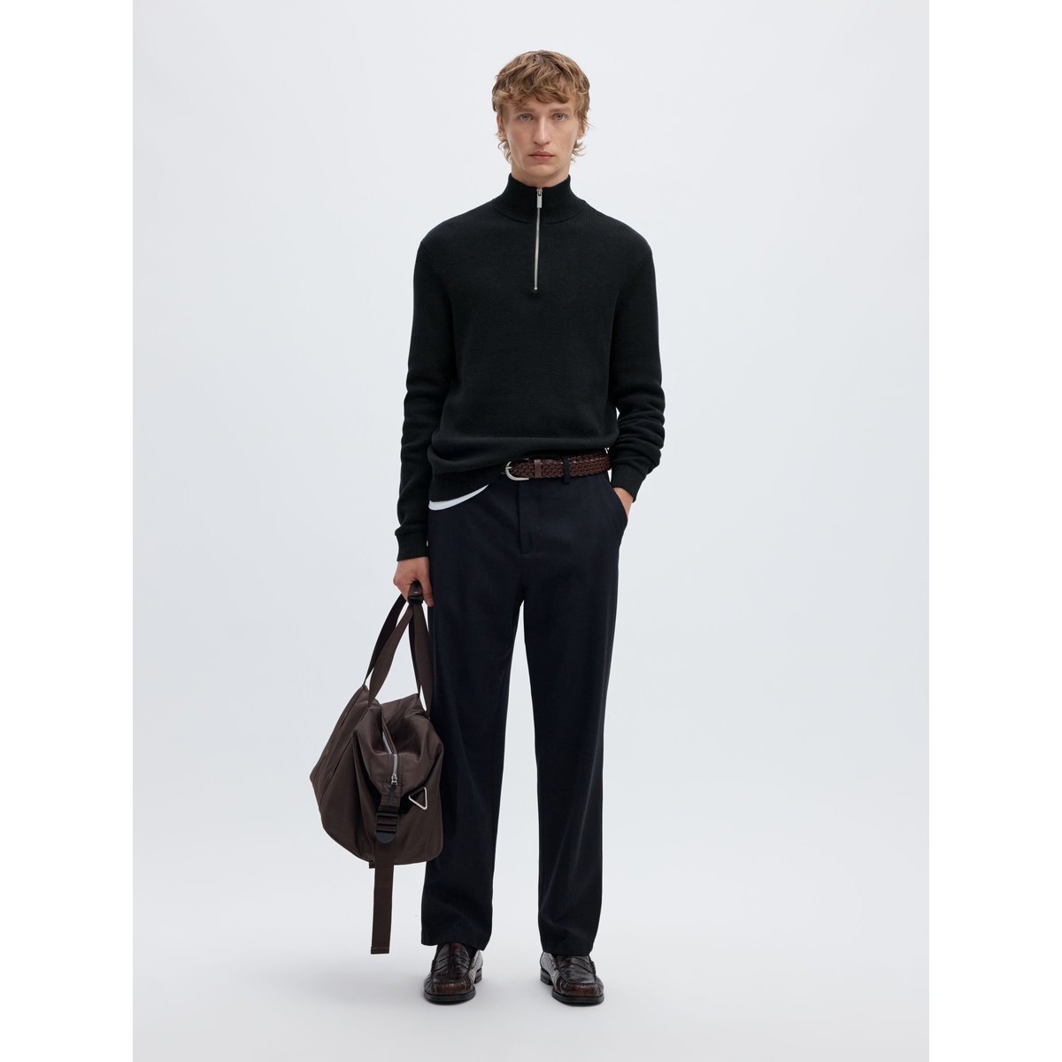 Pull noir - black, SELECTED