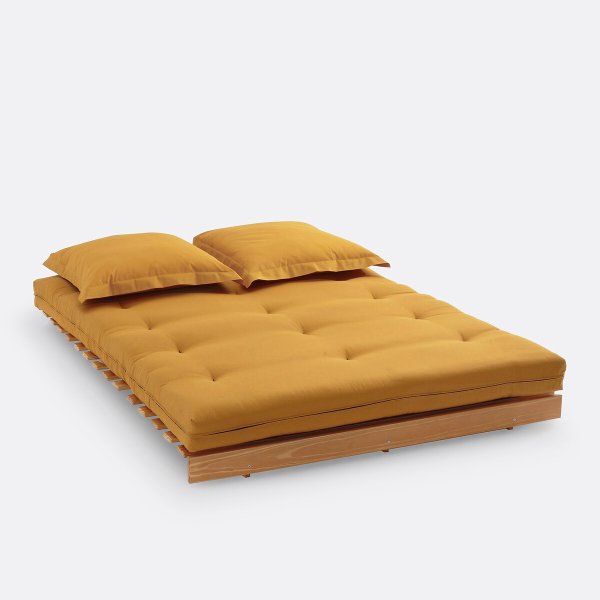 Matelas futon THAI, Mousse Souple, Coton Polyester ocre, LA REDOUTE INTERIEURS
