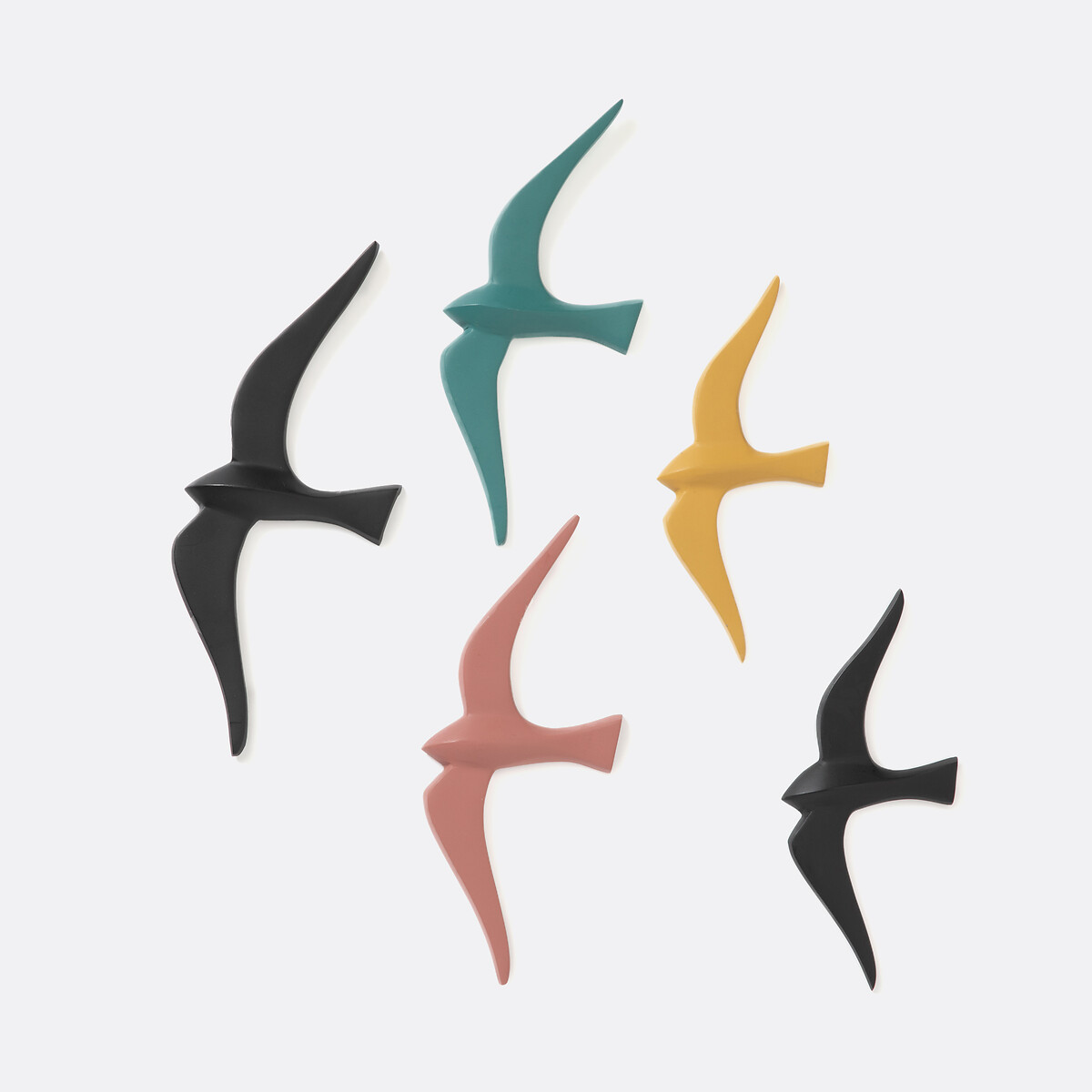 Lote de 3 decoraciones de pared de aves, Tuga tierra de siena, LA REDOUTE INTERIEURS
