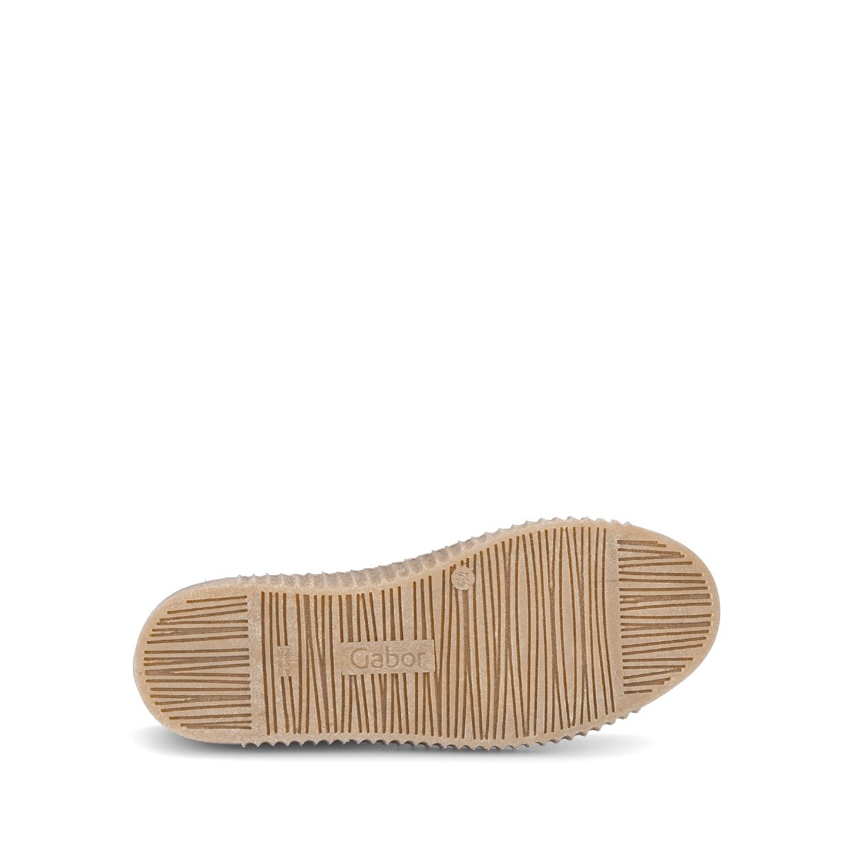 Baskets en cuir lisse à talon compensé cognac, GABOR