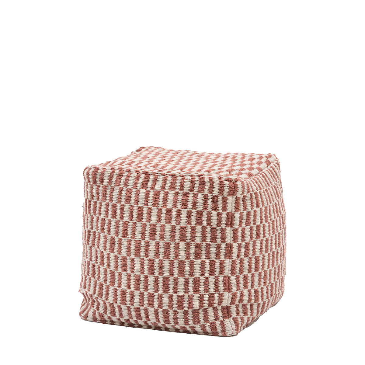 Rowan Pouffe nutmeg brown, SO'HOME