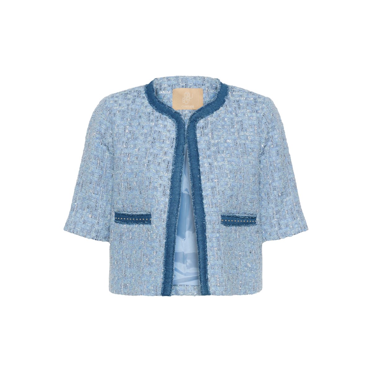 Veste bleu blue check, CULTURE