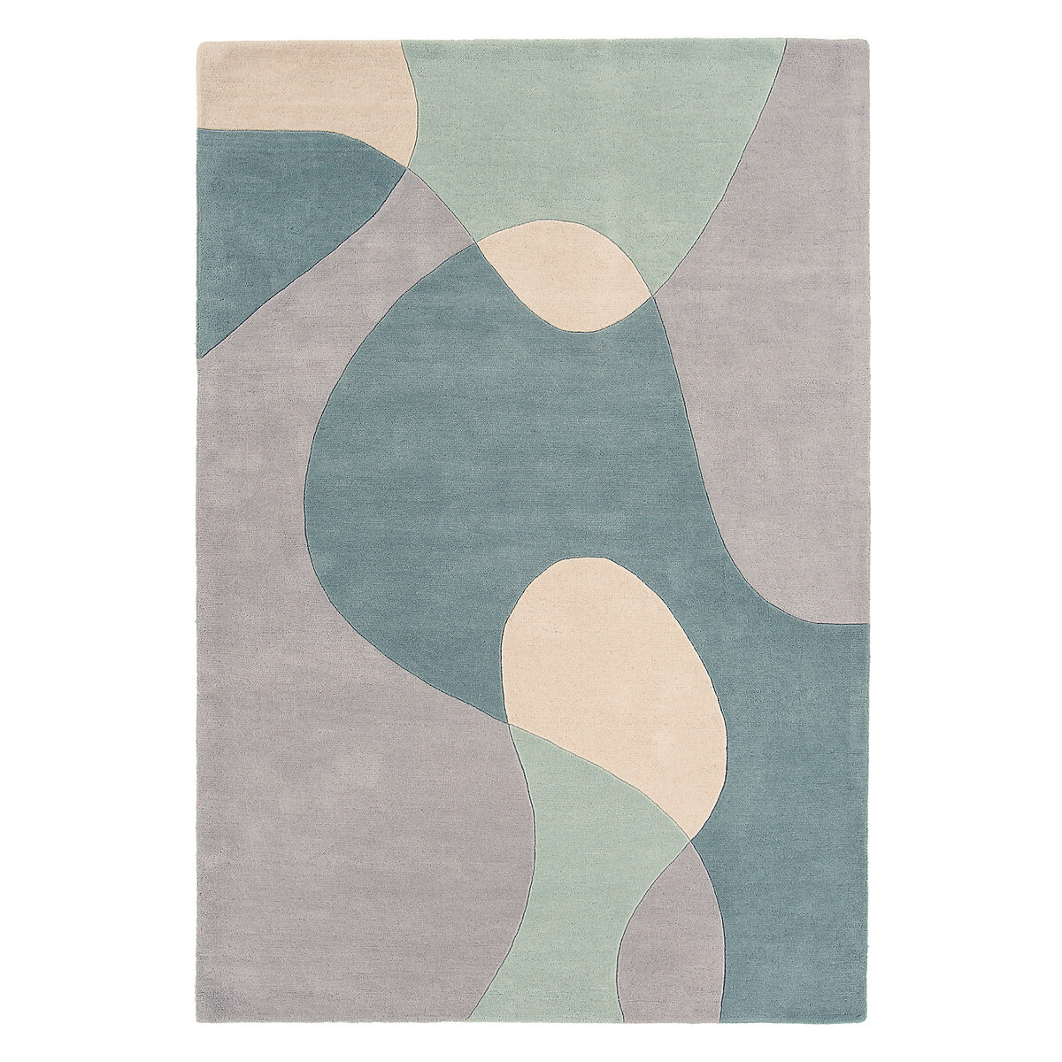 Abstract Shapes Rug blue, SO'HOME