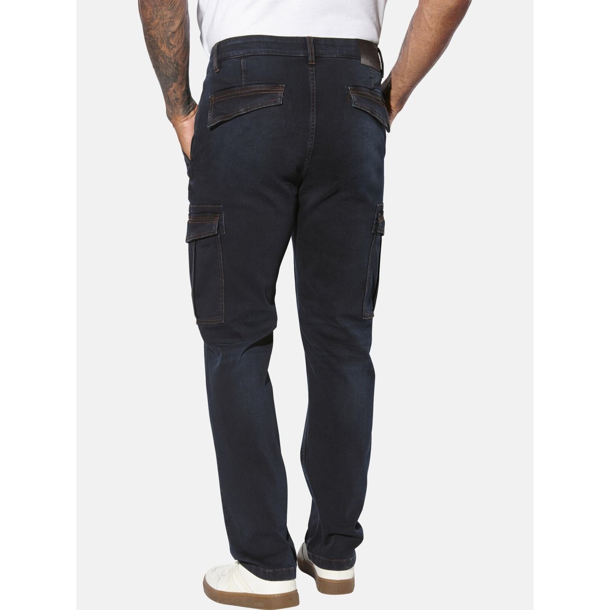 Jean cargo GUNNHEIM bleu foncé, JAN VANDERSTORM