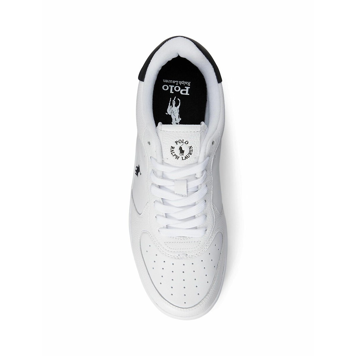 Baskets Masters Court blanc/noir, POLO RALPH LAUREN