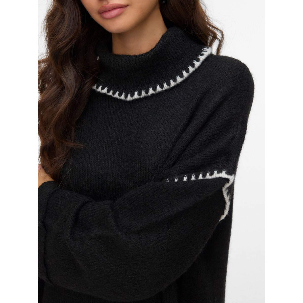 Robe En Maille black 1, VERO MODA