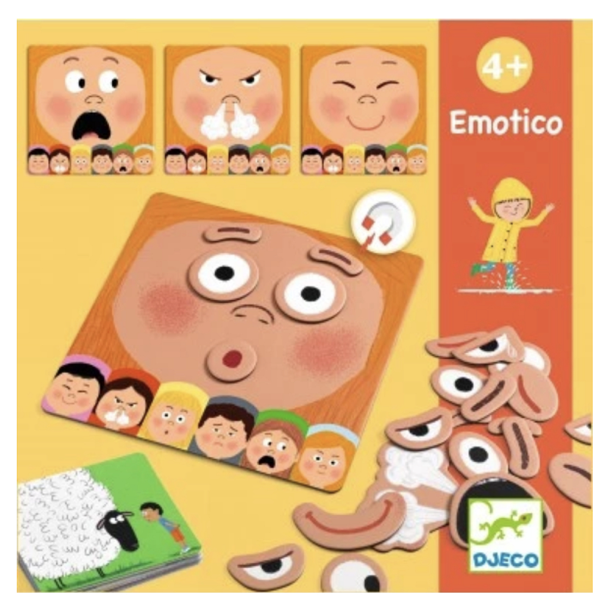 Jeu educatif langage - Emotico jaune, DJECO