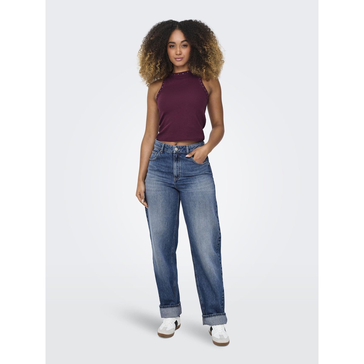 Top burgundy, ONLY