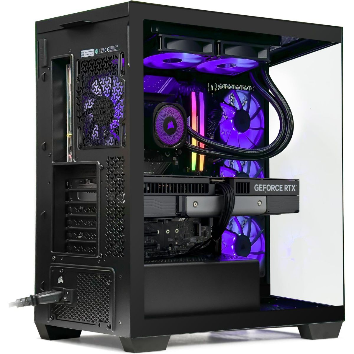 PC Gamer 3500X - AMD Ryzen 7 5700X - Nvidia GeForce RTX 5060 - 16 Go RAM DDR4 - SSD 1 To - SANS OS couleur unique, CORSAIR