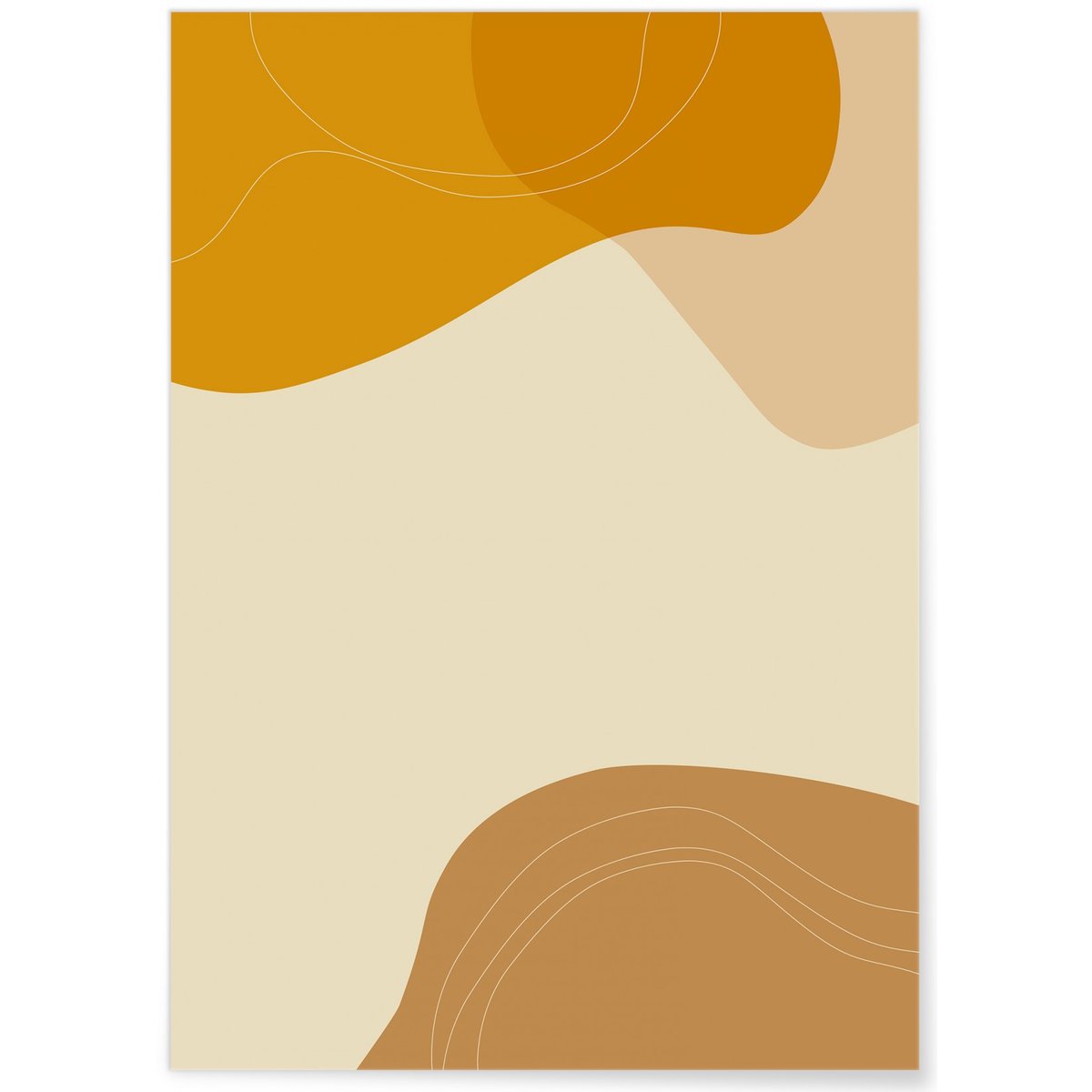 Affiche Abstract Background 6 blanc, L'AFFICHERIE