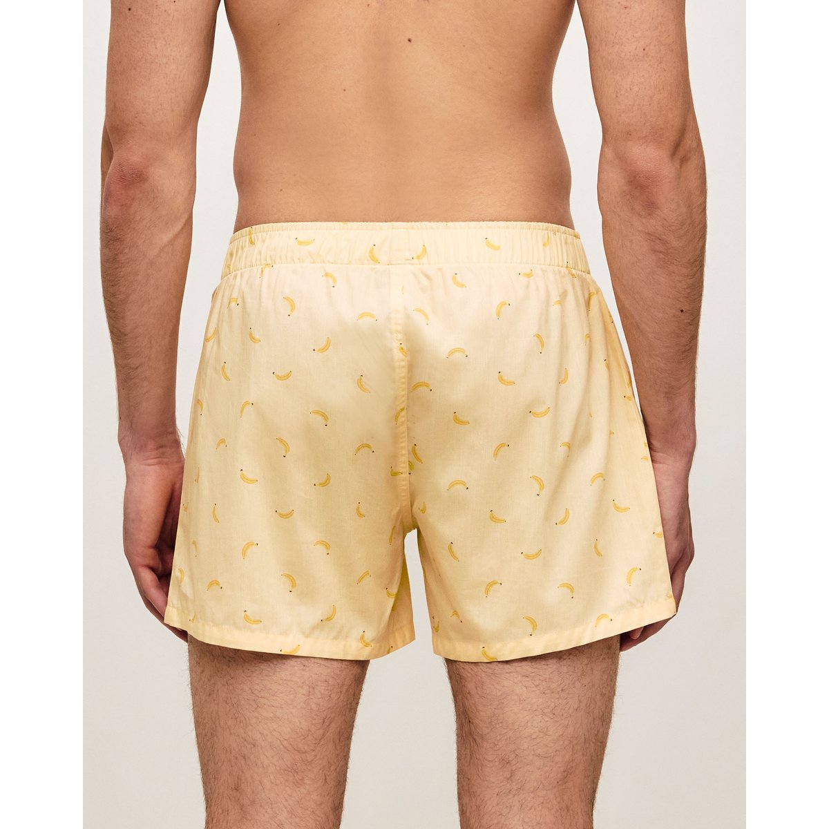 Caleçon en coton avec imprimé bananes BANAGROUPIZ jaune, UNDIZ