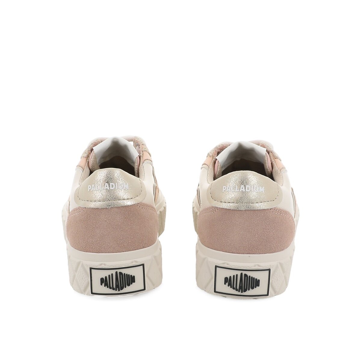 Baskets Basses Palla Ace Lo Mix cuir beige, PALLADIUM