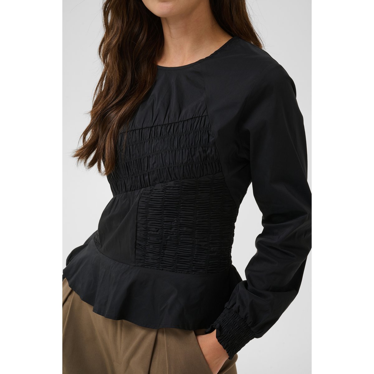 Blouse à manches longues noir black, CULTURE