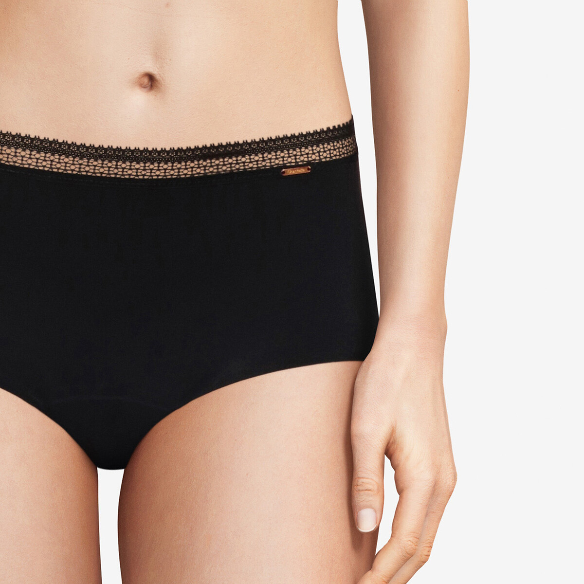 Culotte menstruelle flux abondant noir, CHANTELLE