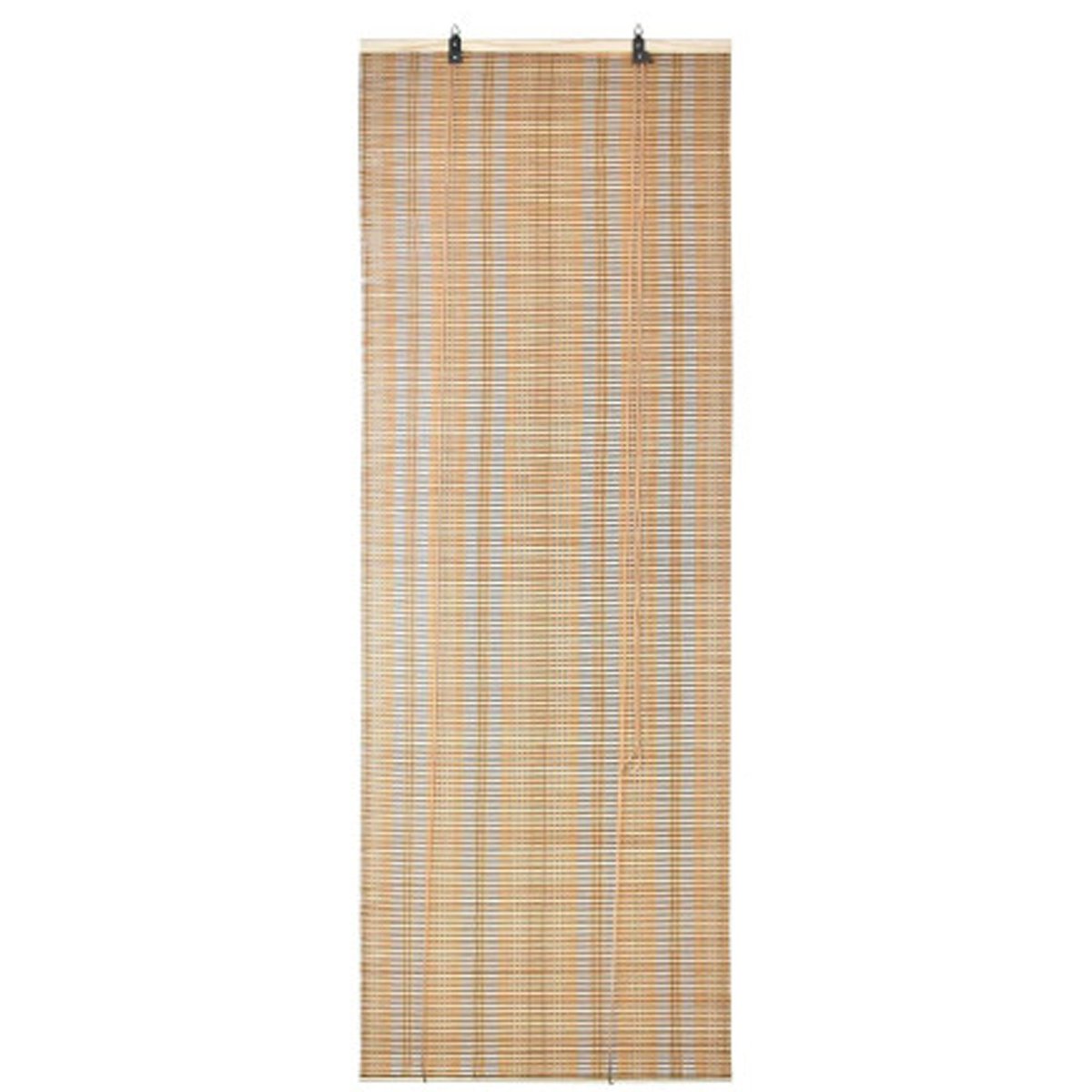 Store enrouleur pour intérieur bicolore en bambou 60x3x175cm bois, WADIGA