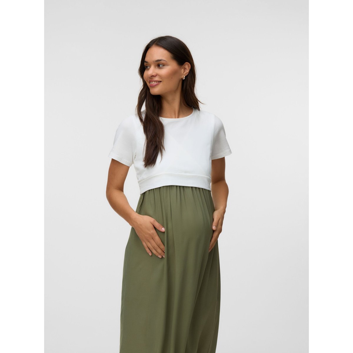 Robe oil green, MAMA LICIOUS