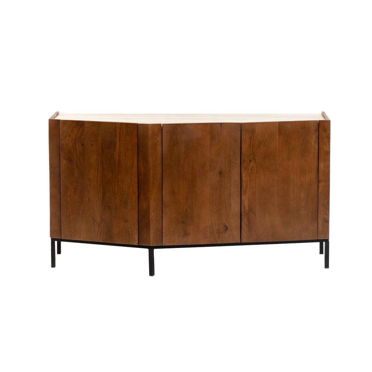Buffet en bois de manguier AZURE bois foncé, MADE IN MEUBLES 